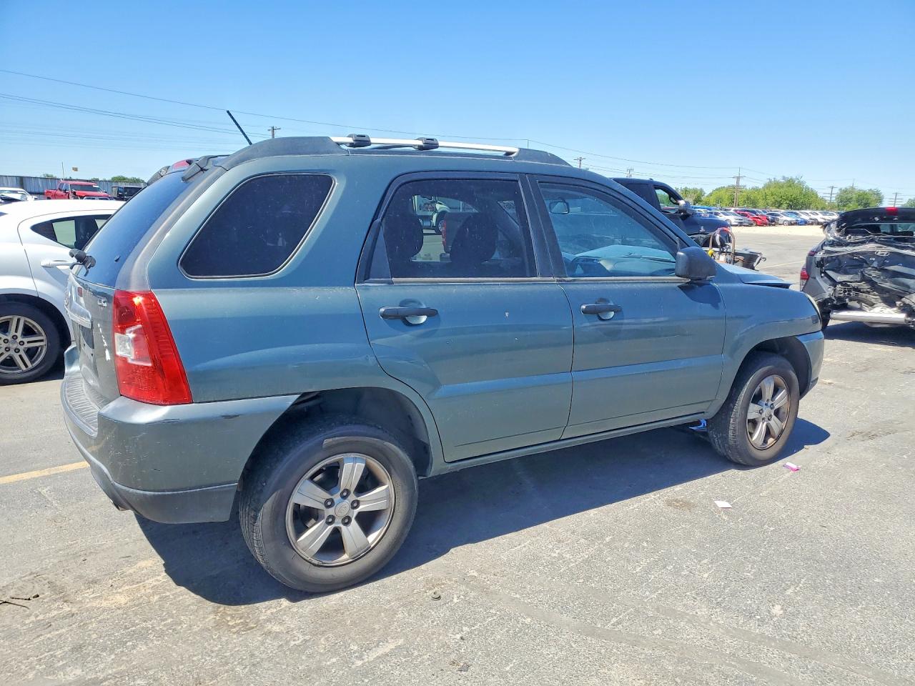 2009 Kia Sportage Lx Teal vin: KNDJF724797592447