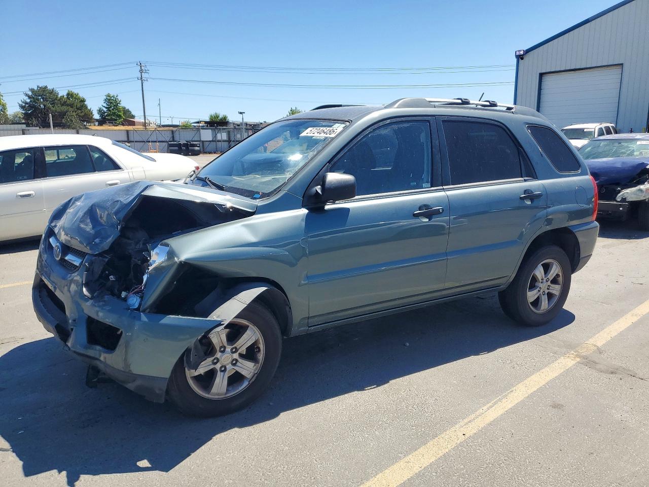 2009 Kia Sportage Lx Teal vin: KNDJF724797592447