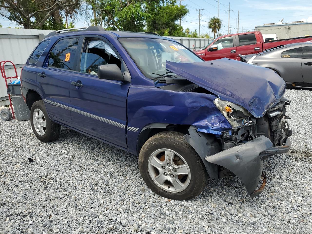 2006 Kia New Sportage    Blue vin: KNDJF724867185961