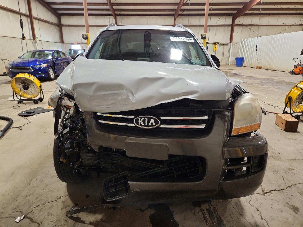 2008 Kia Sportage Lx Silver vin: KNDJF724887474342