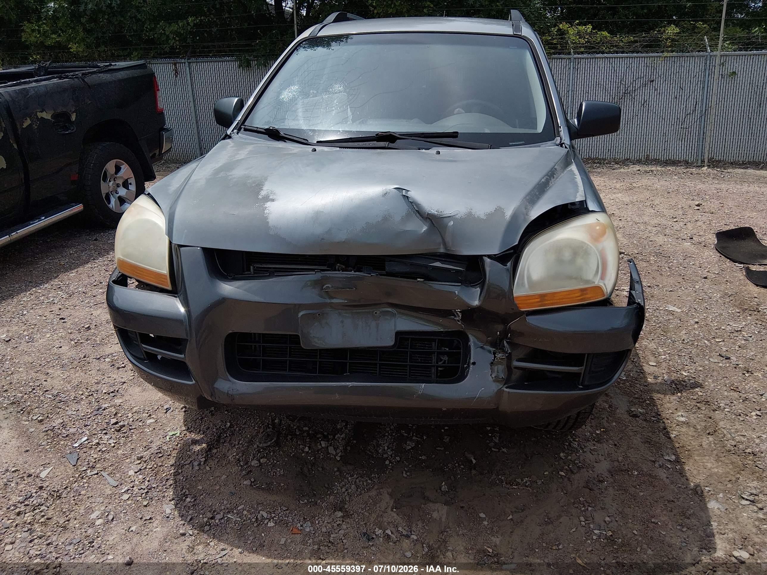 2008 Kia Sportage Lx Silver vin: KNDJF724887483445