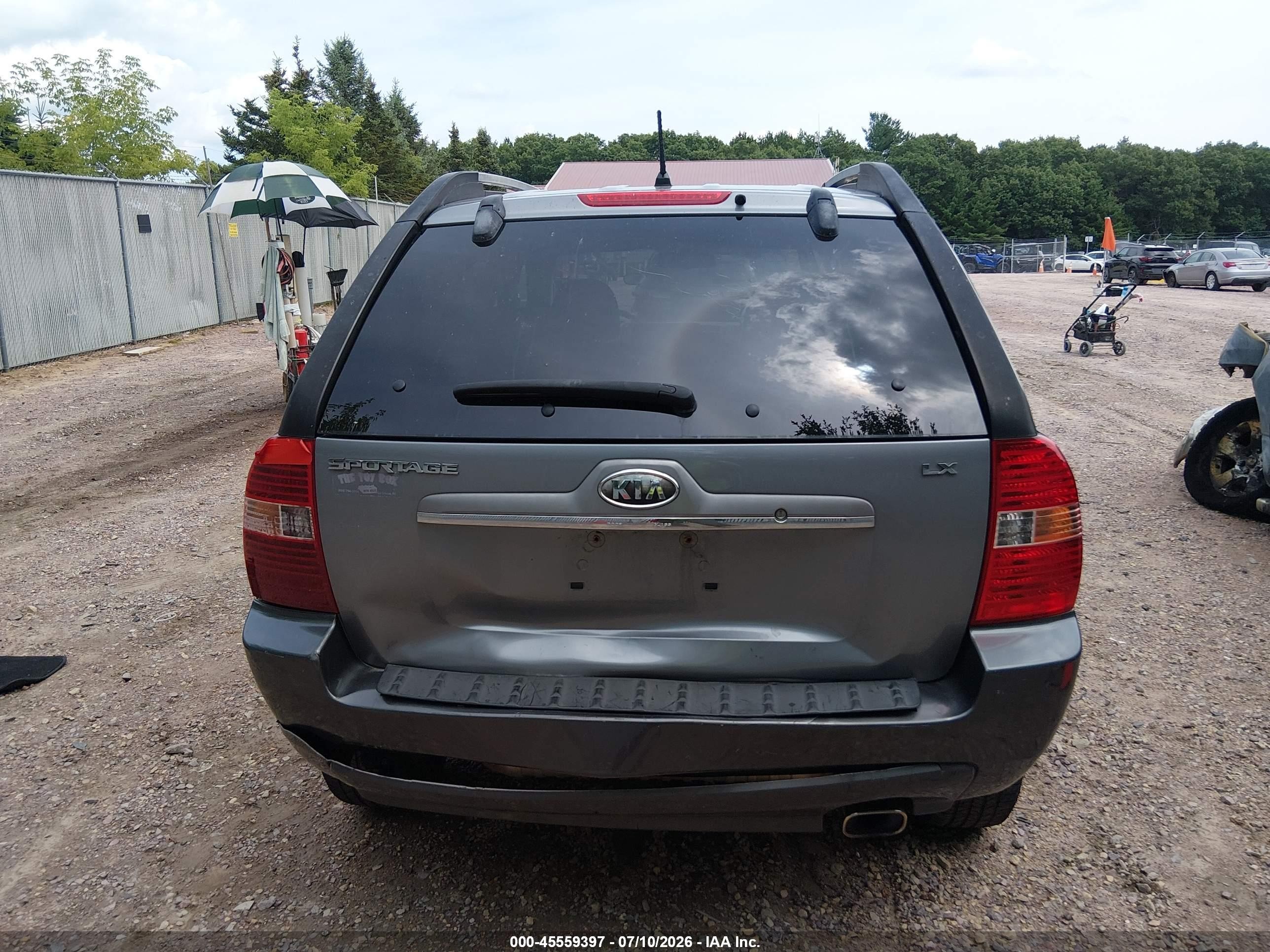 2008 Kia Sportage Lx Silver vin: KNDJF724887483445