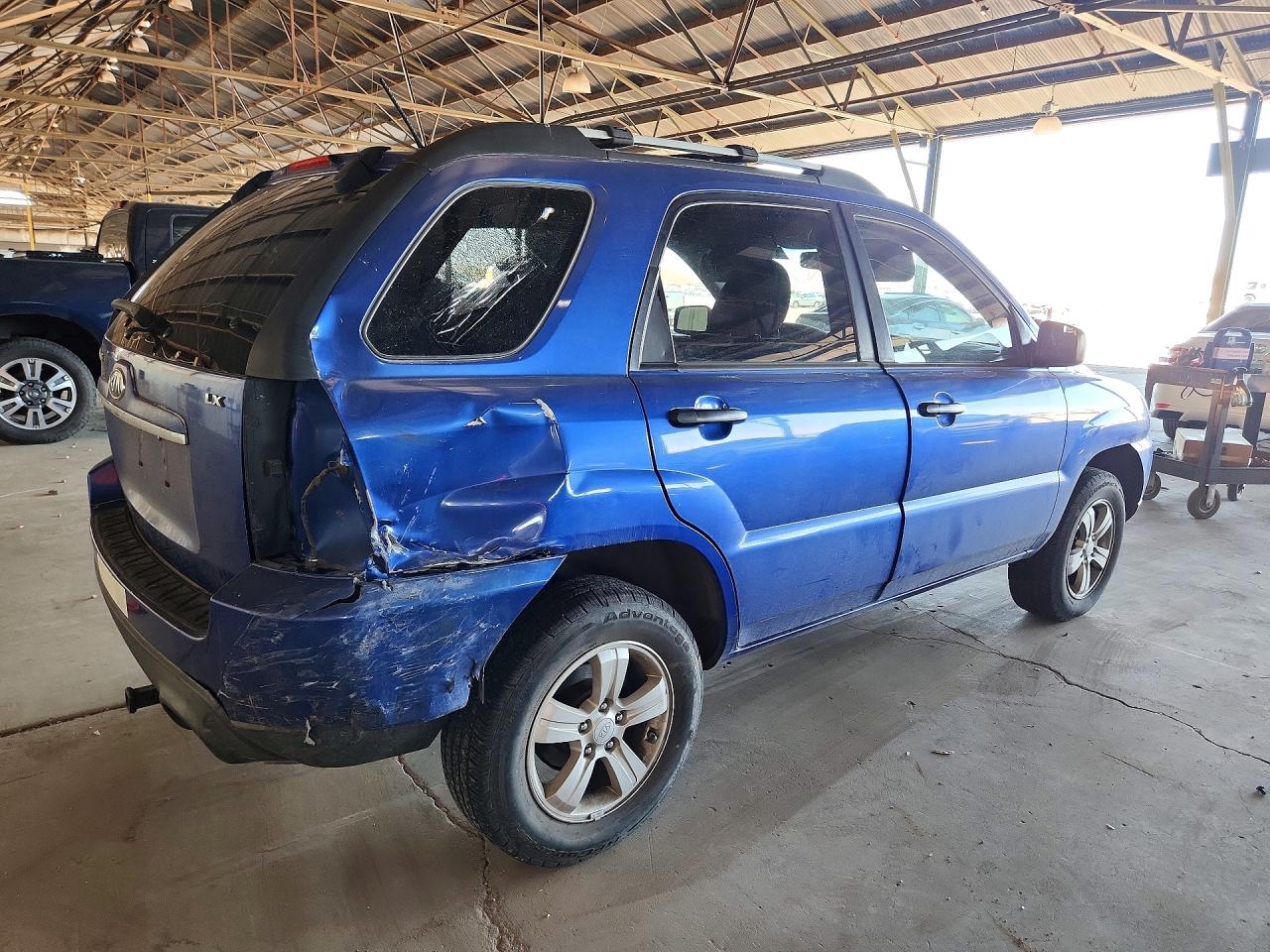 2009 Kia Sportage Lx Blue vin: KNDJF724897572577