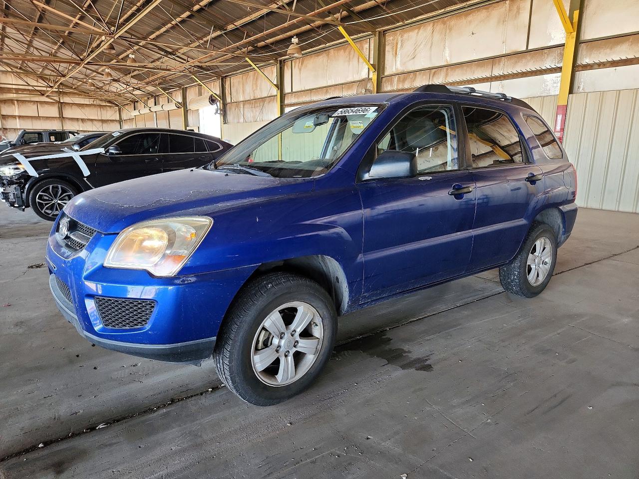 2009 Kia Sportage Lx Blue vin: KNDJF724897572577