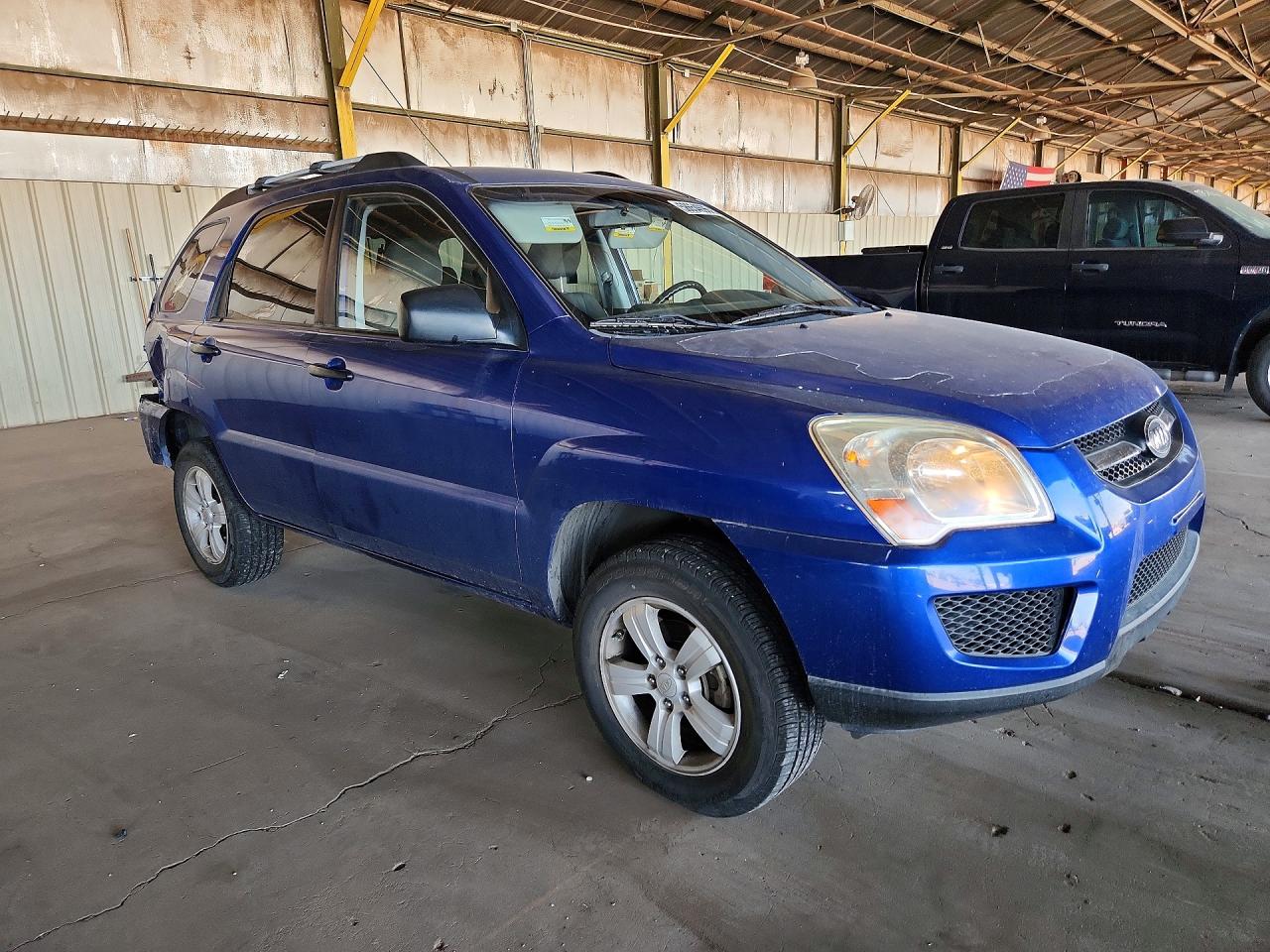2009 Kia Sportage Lx Blue vin: KNDJF724897572577