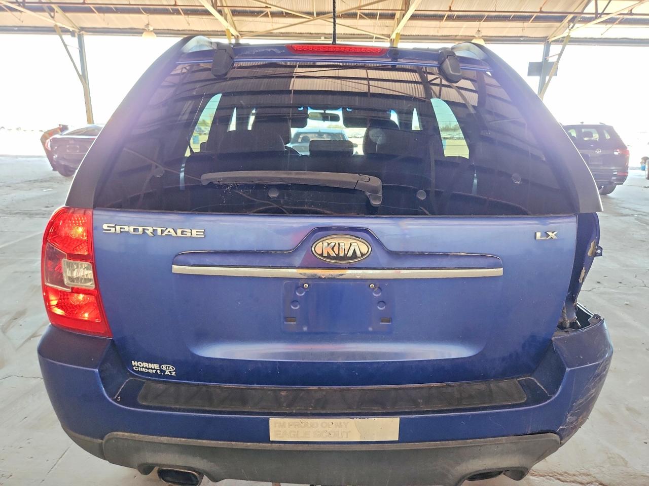 2009 Kia Sportage Lx Blue vin: KNDJF724897572577