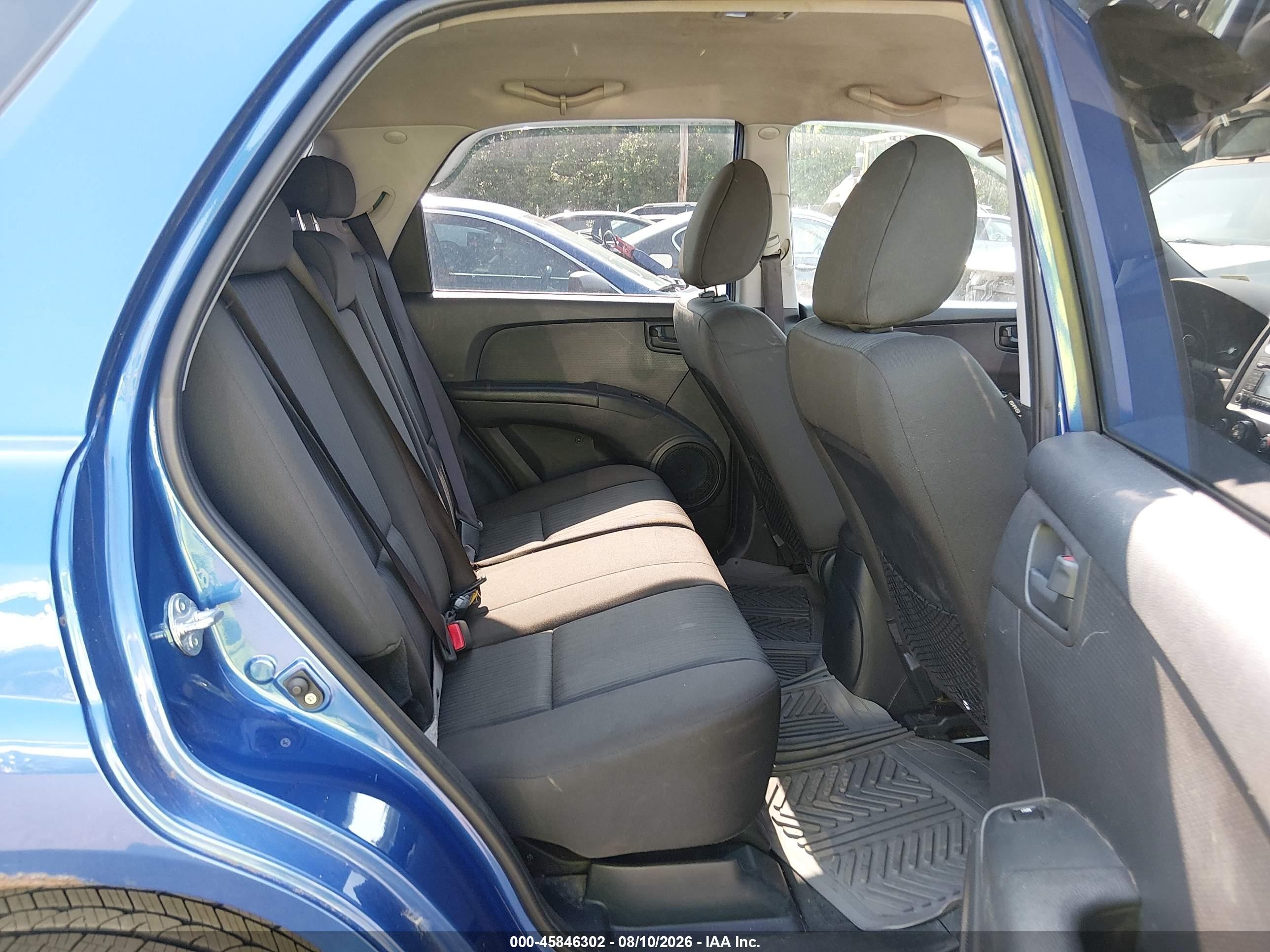 2009 Kia Sportage Lx Blue vin: KNDJF724997559711