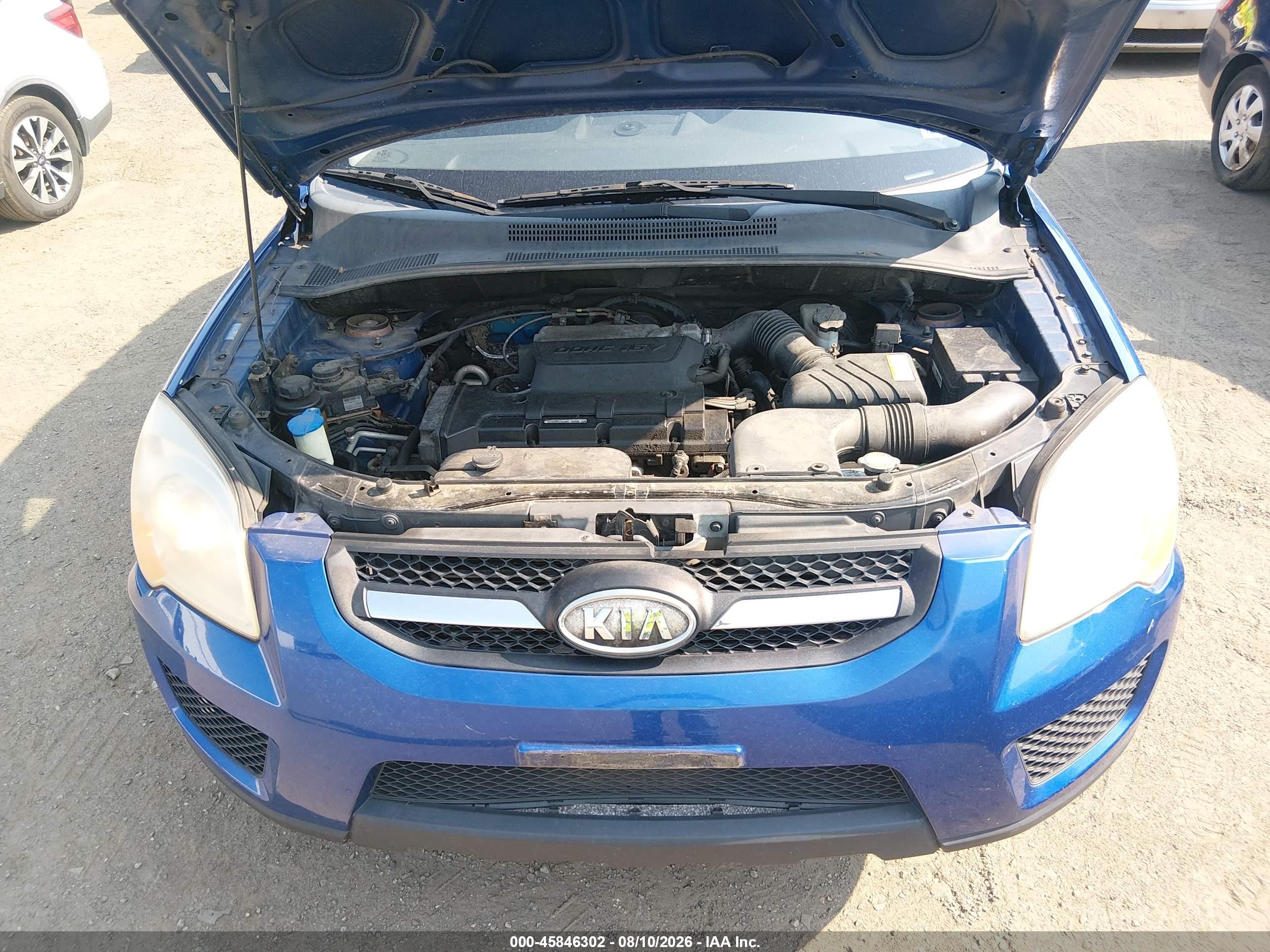 2009 Kia Sportage Lx Blue vin: KNDJF724997559711