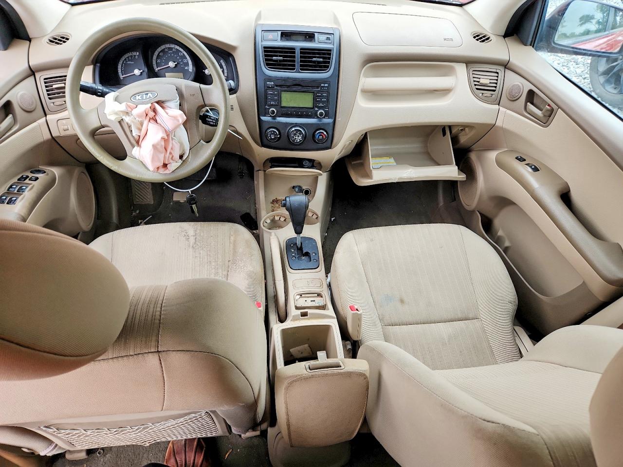 2009 Kia Sportage Lx Red vin: KNDJF724997573091