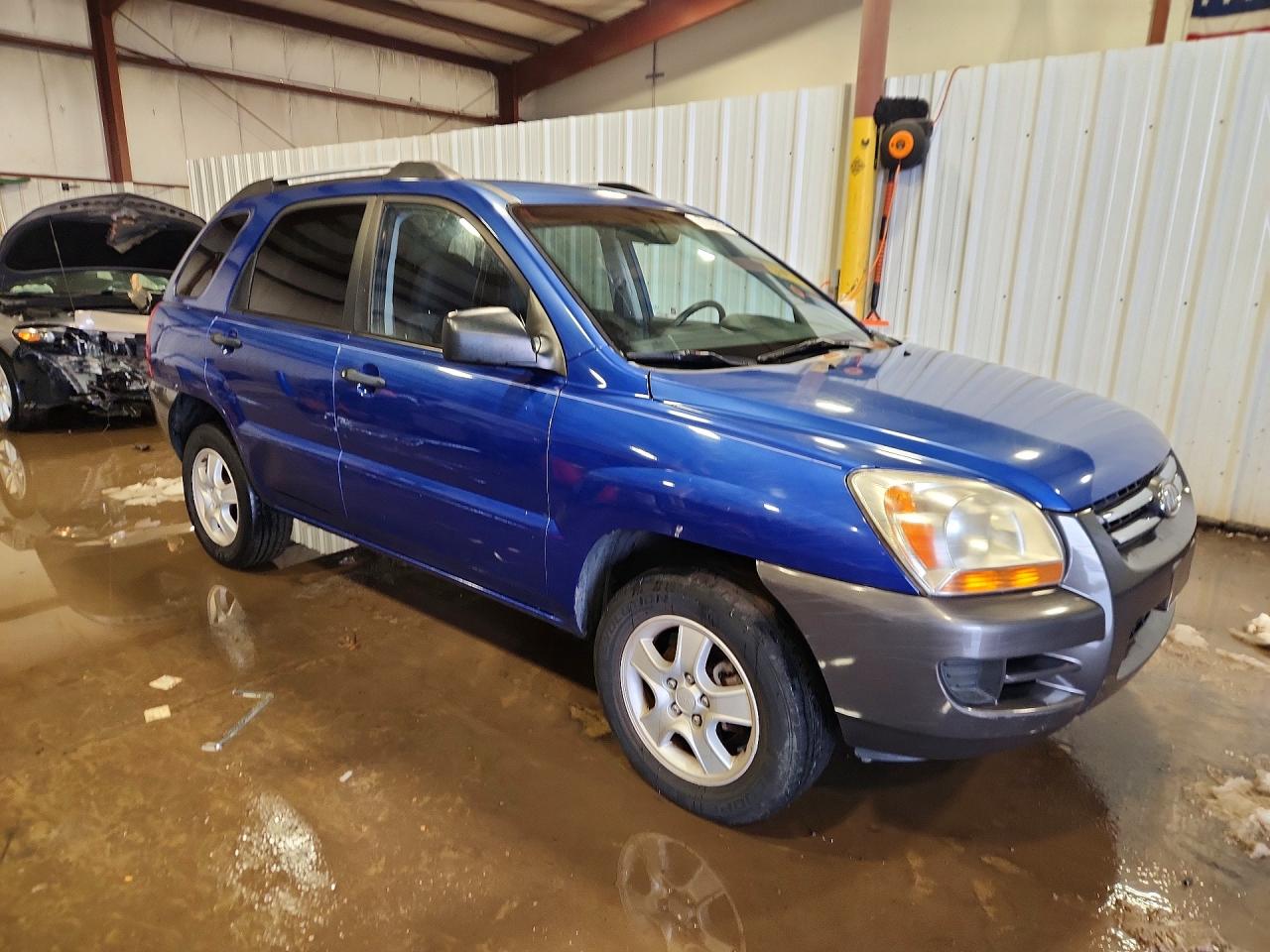 2005 Kia Sportage Lx Blue vin: KNDJF724X57048521