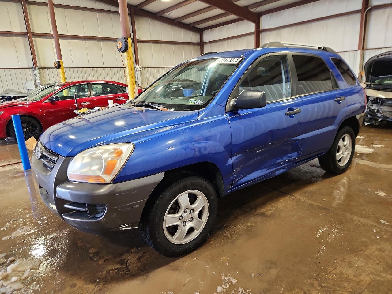 2005 Kia Sportage Lx Blue vin: KNDJF724X57048521