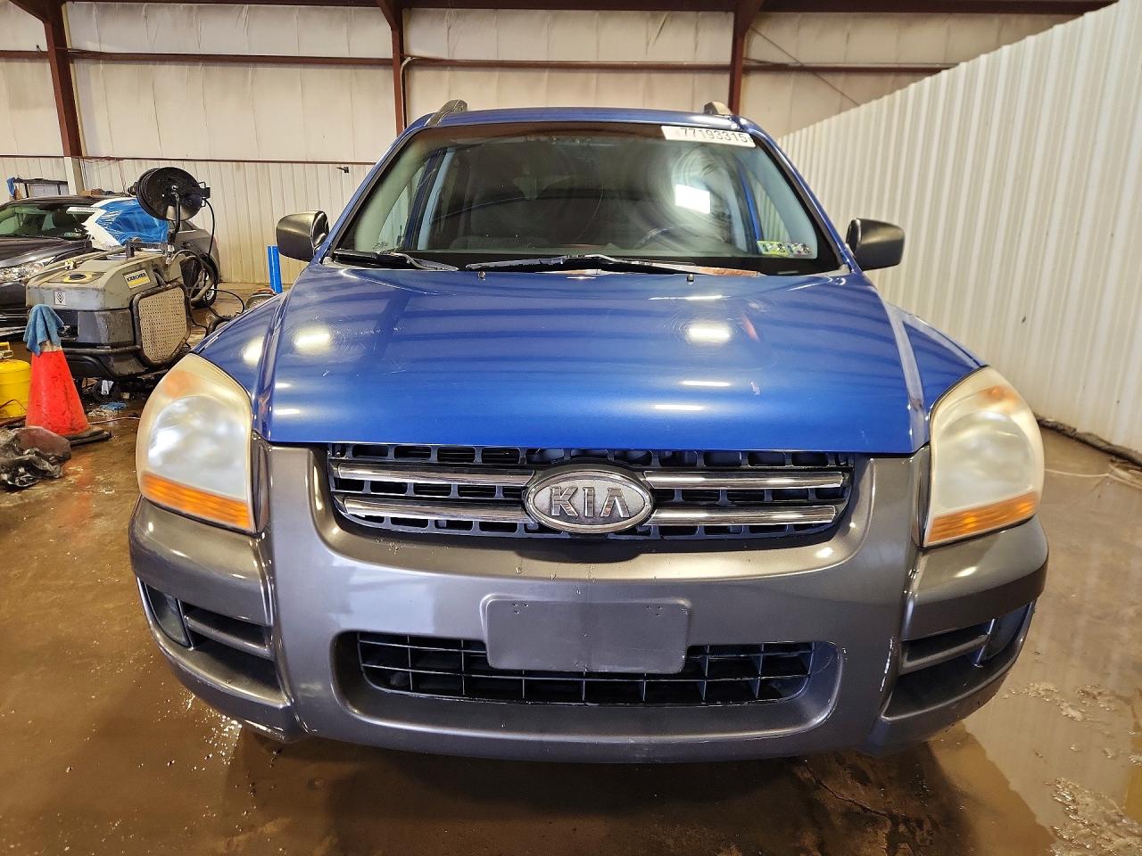2005 Kia Sportage Lx Blue vin: KNDJF724X57048521