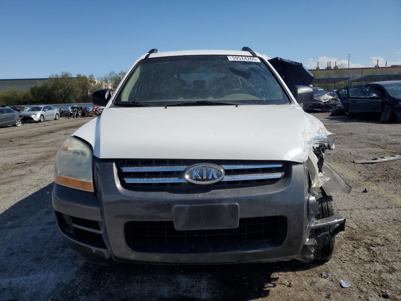2006 Kia New Sportage Белый vin: KNDJF724X67161841