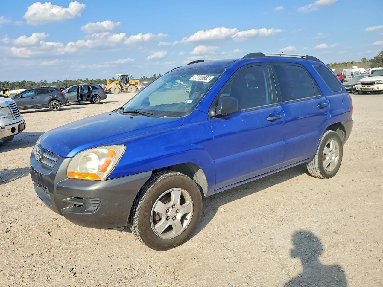 2006 Kia New Sportage Синий vin: KNDJF724X67268677