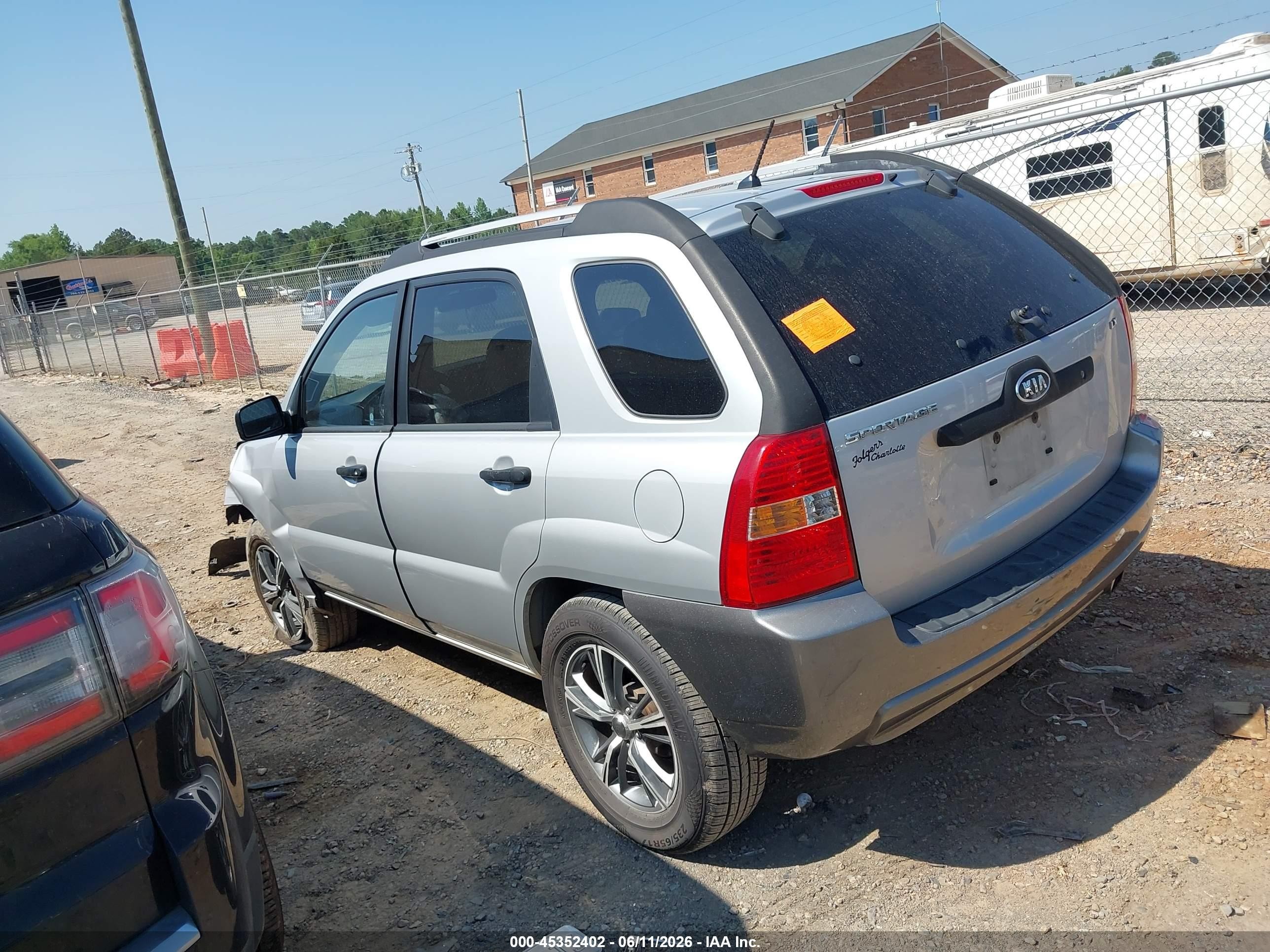 2006 Kia Sportage Lx Silver vin: KNDJF724X67292607