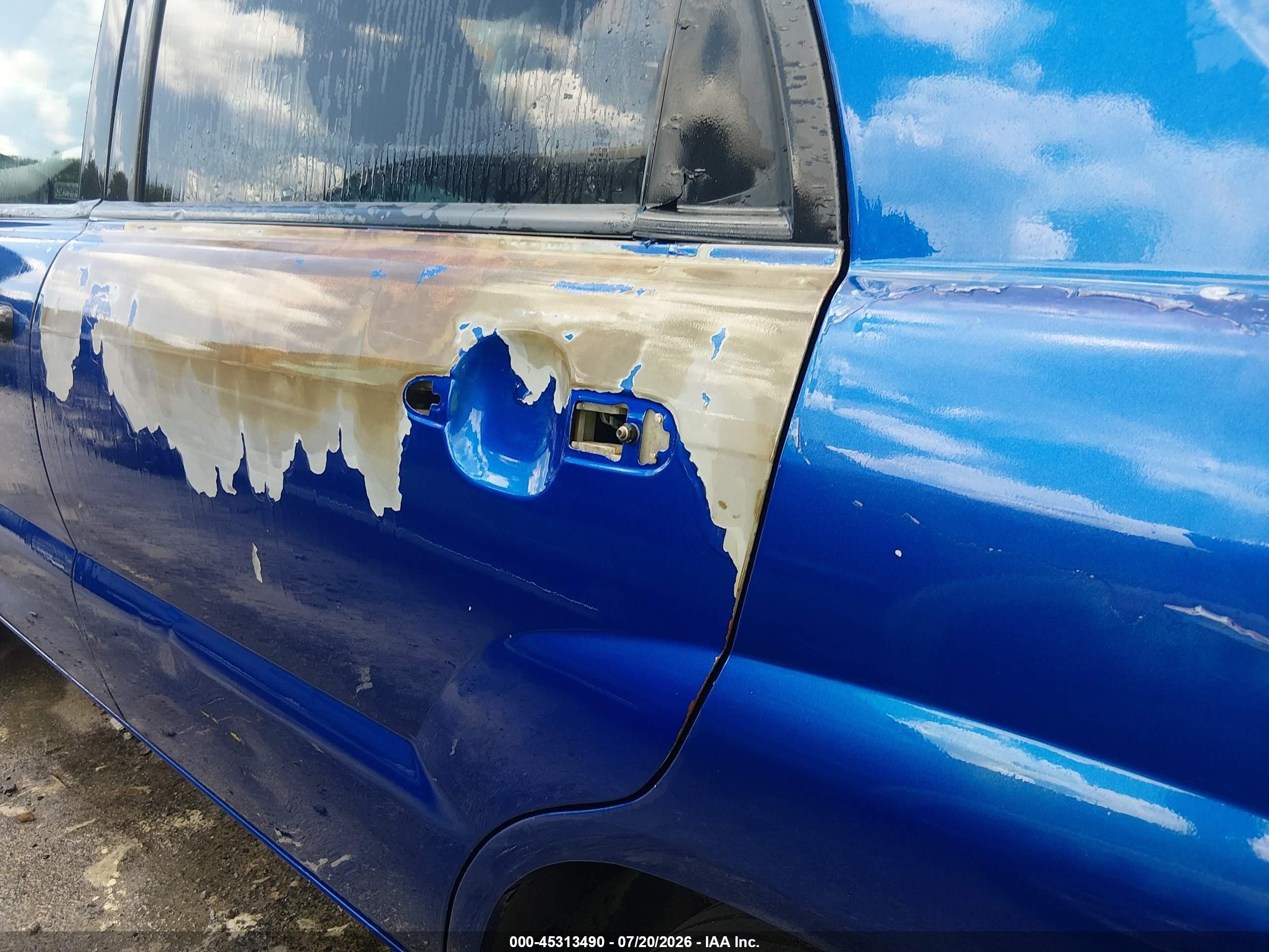 2007 Kia Sportage Lx Blue vin: KNDJF724X77300027