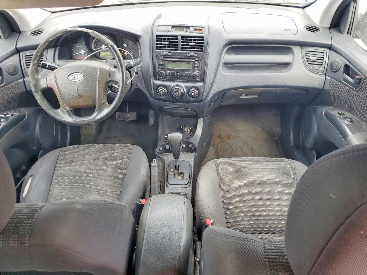 2007 Kia Sportage Lx Blue vin: KNDJF724X77427490