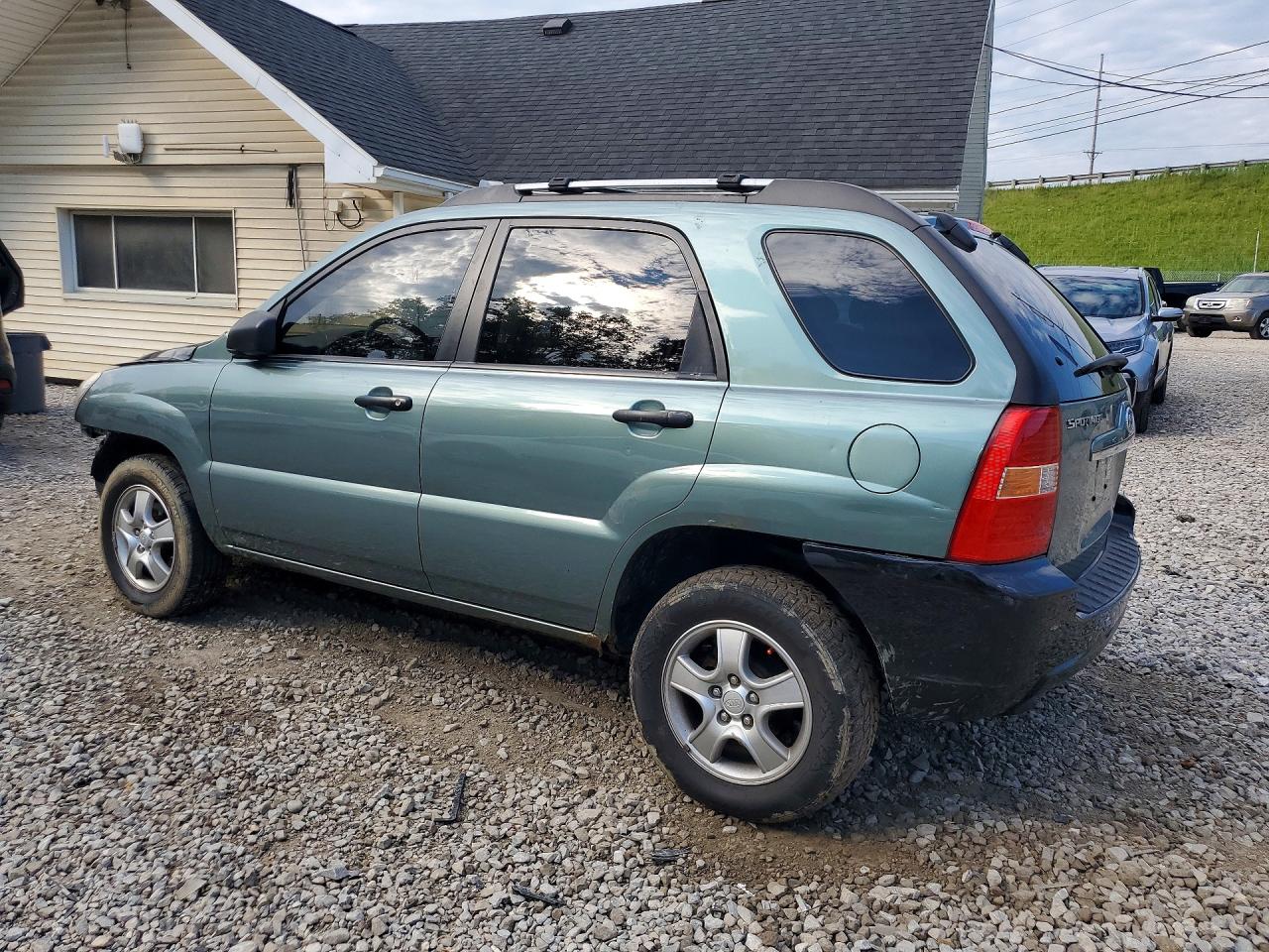 2008 Kia Sportage Lx Turquoise vin: KNDJF724X87458871