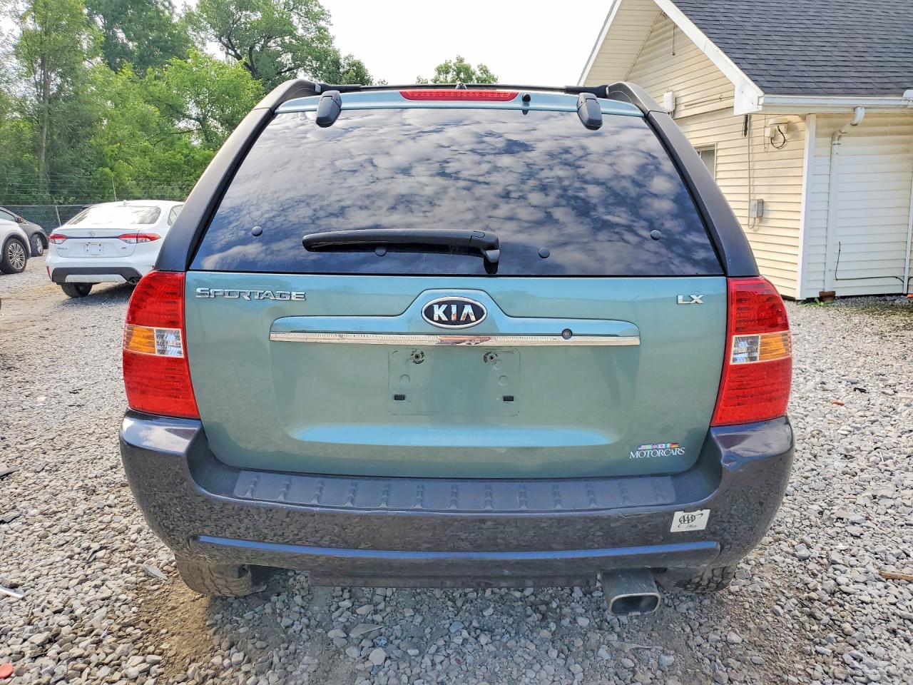 2008 Kia Sportage Lx Turquoise vin: KNDJF724X87458871