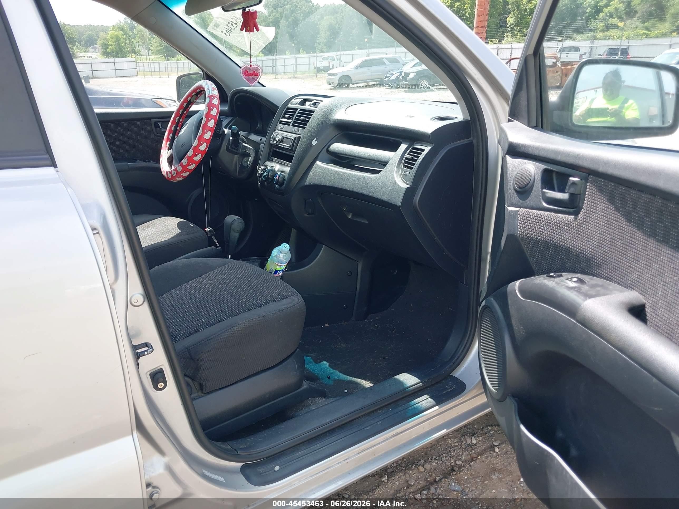 2008 Kia Sportage Lx Silver vin: KNDJF724X87476822