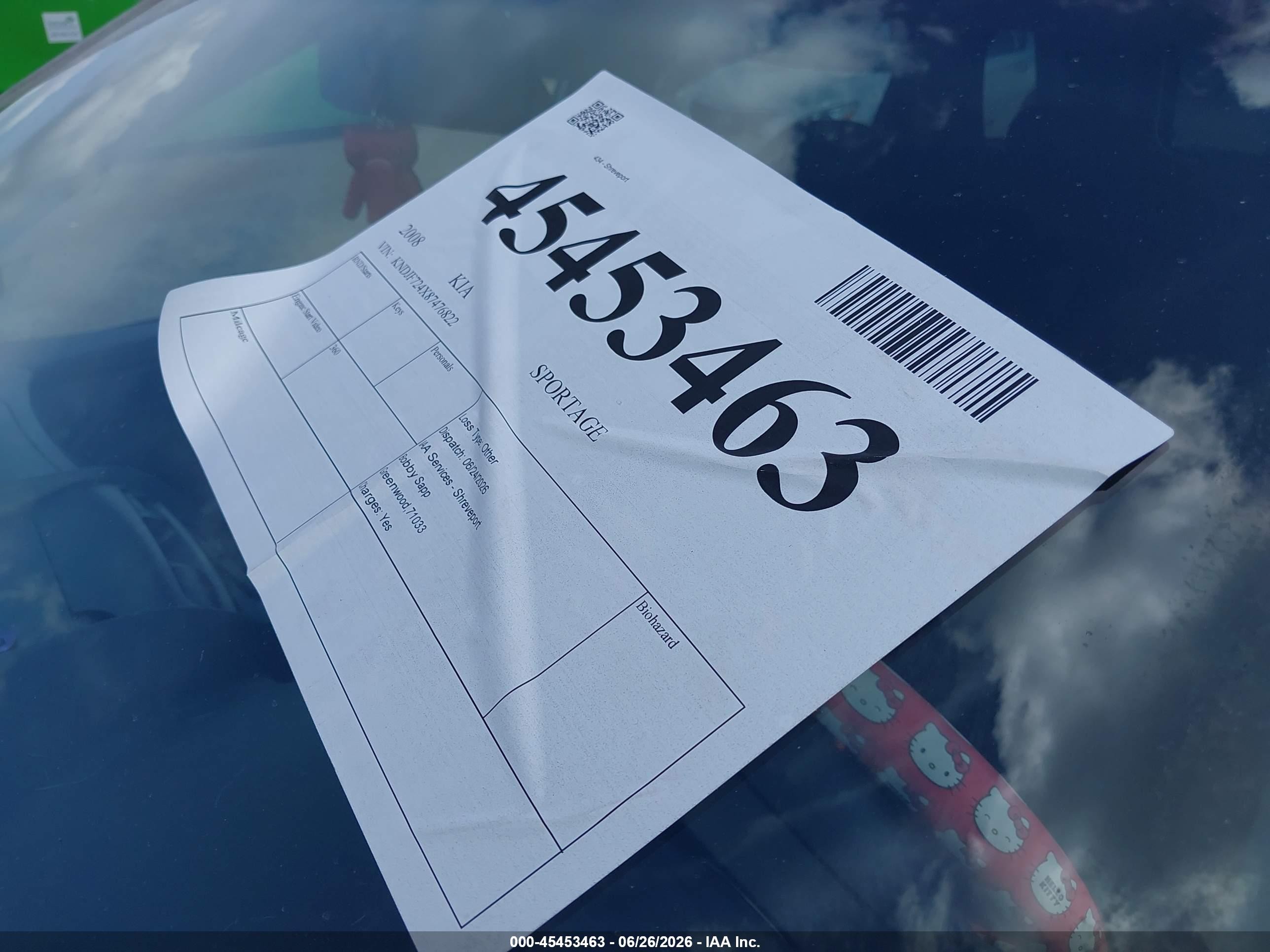 2008 Kia Sportage Lx Silver vin: KNDJF724X87476822