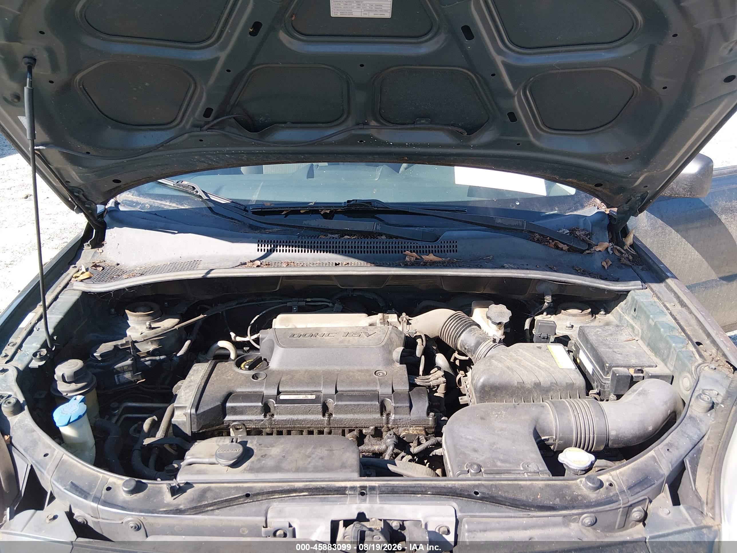 2009 Kia Sportage Lx Gray vin: KNDJF724X97554663