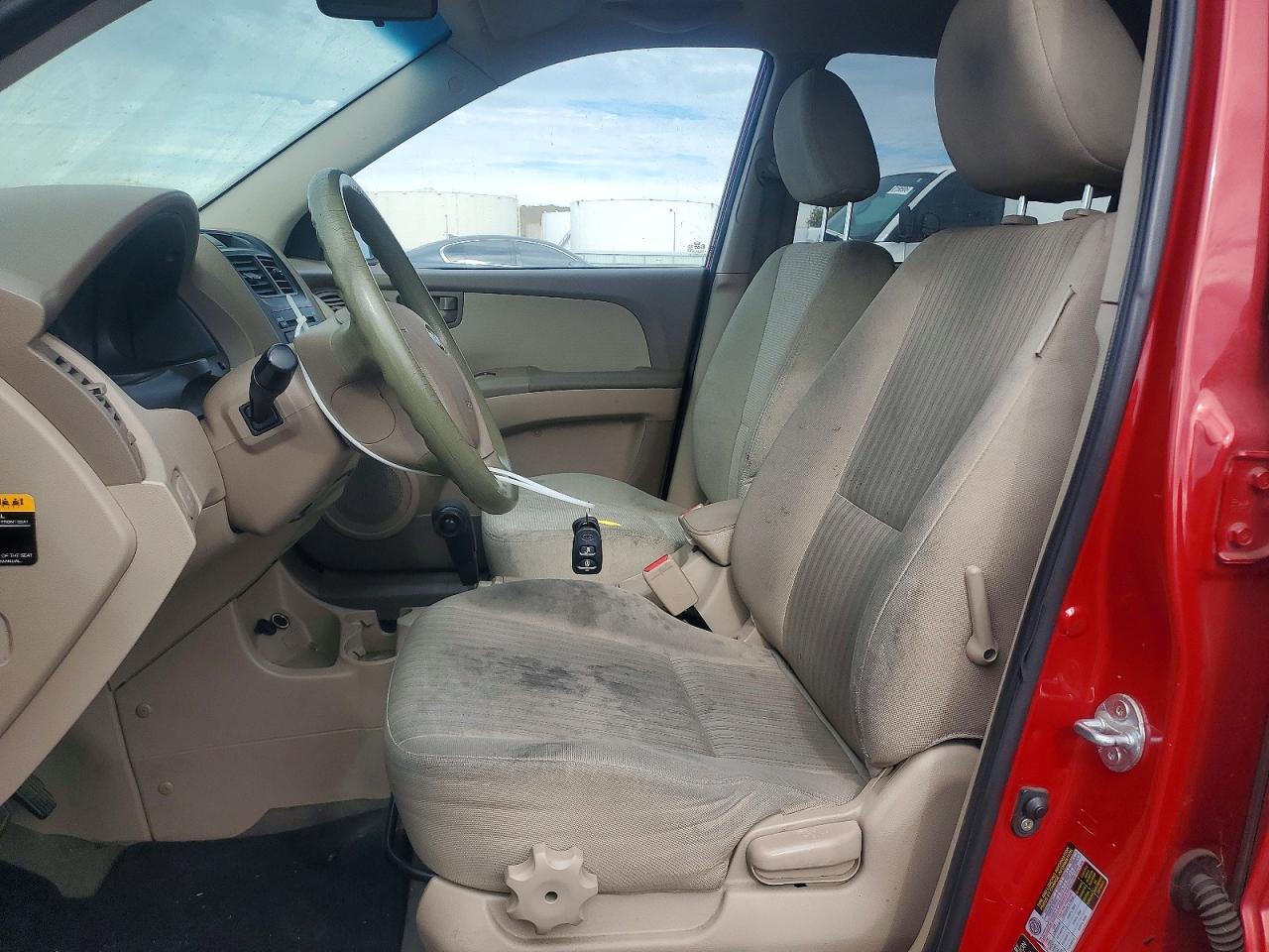 2009 Kia Sportage Lx Red vin: KNDJF724X97558048