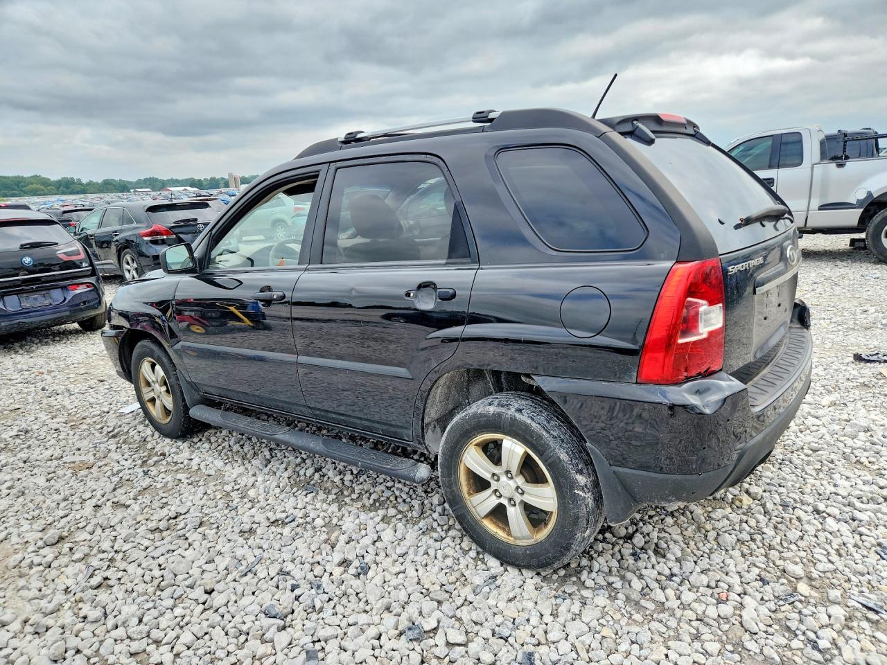 2009 Kia Sportage Lx Black vin: KNDJF724X97567879