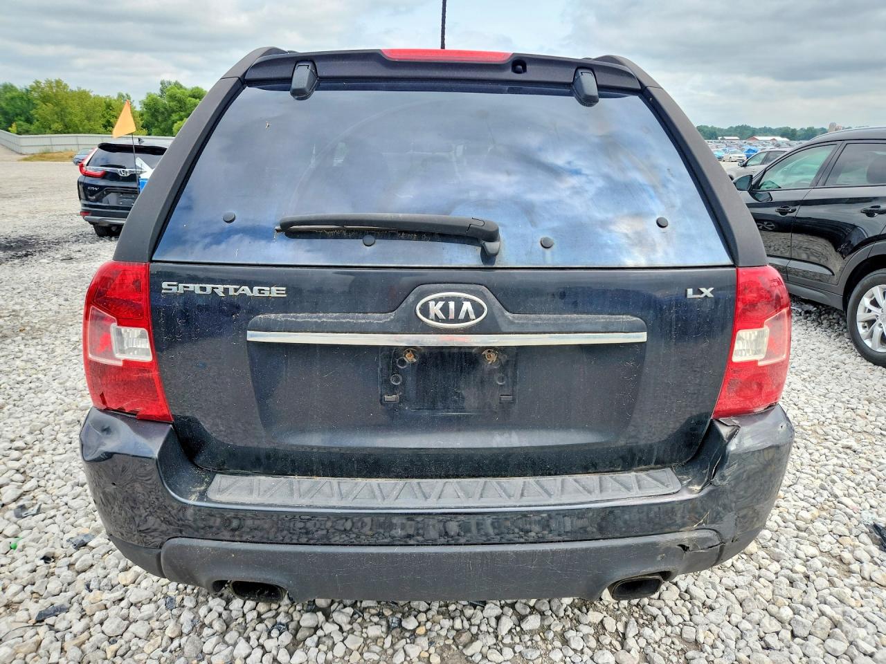 2009 Kia Sportage Lx Black vin: KNDJF724X97567879