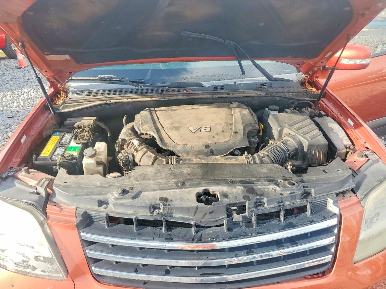 2009 Kia Borrego Lx Orange vin: KNDJH741095026395