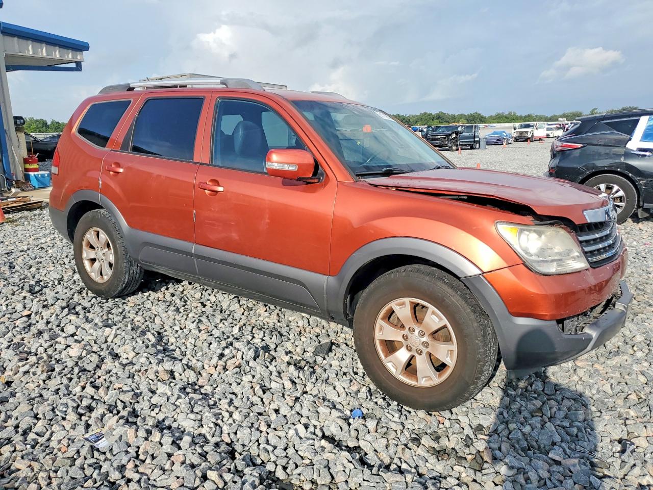 2009 Kia Borrego Lx Orange vin: KNDJH741095026395