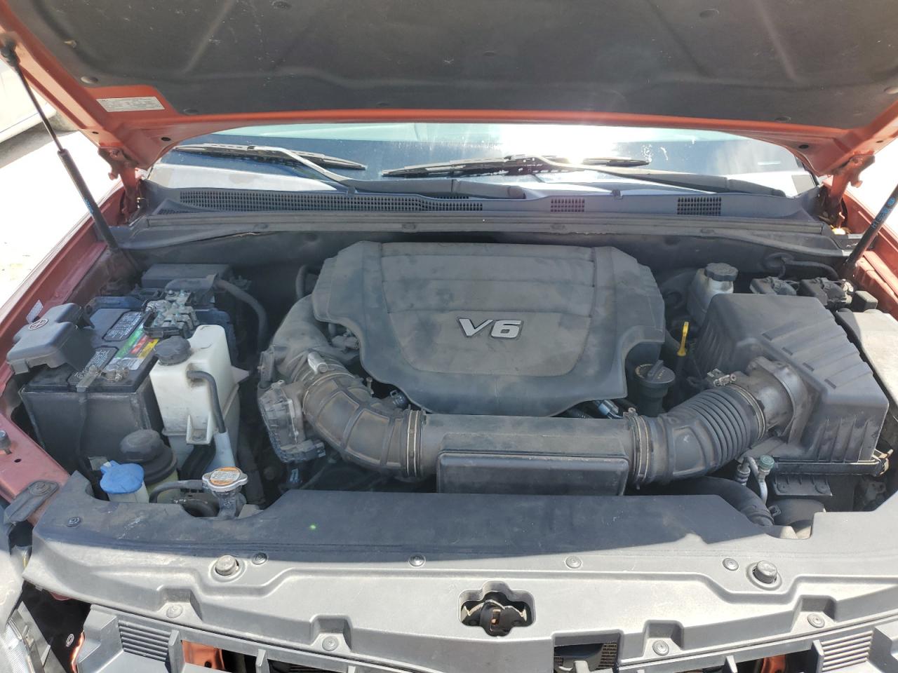 2009 Kia Borrego Lx Orange vin: KNDJH741395016444