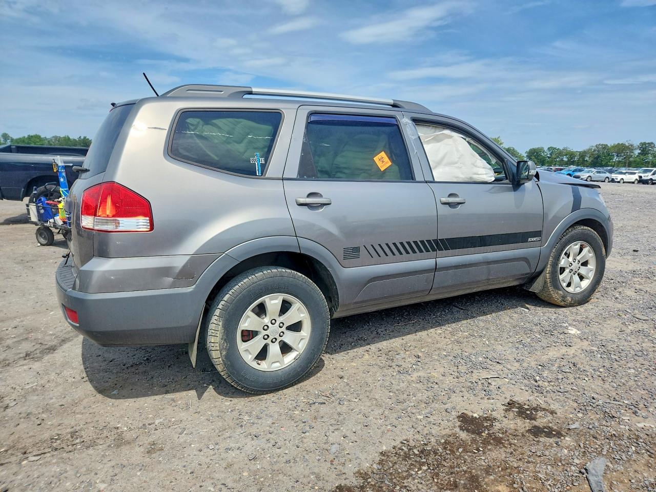 2009 Kia Borrego Lx Серый vin: KNDJH741595027042