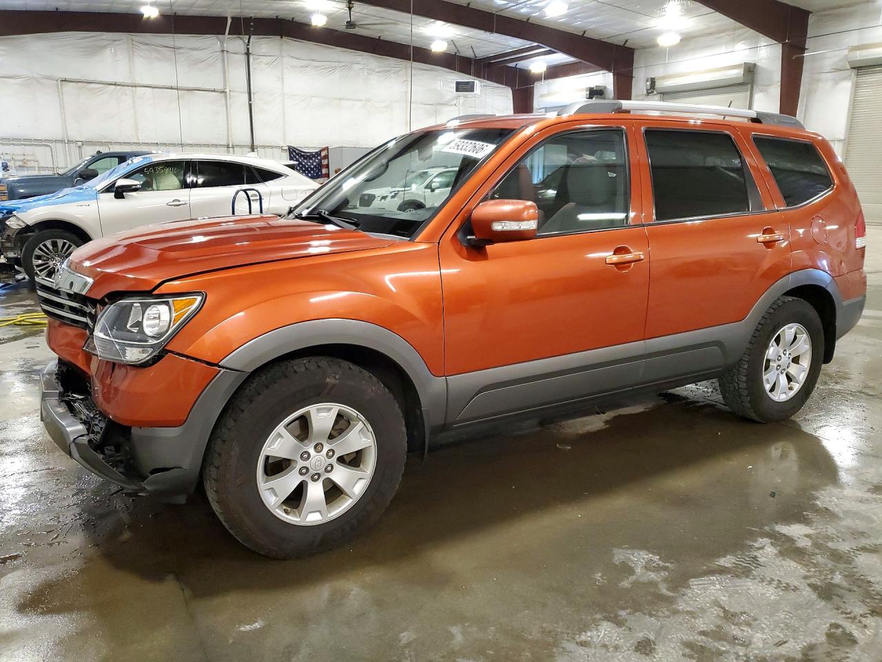 2009 Kia Borrego Lx Оранжевый vin: KNDJH741X95025433