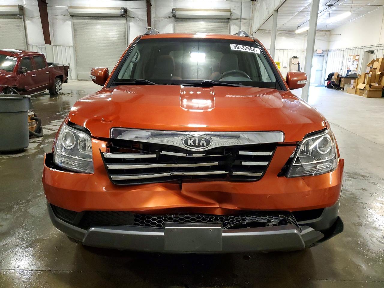 2009 Kia Borrego Lx Оранжевый vin: KNDJH741X95025433