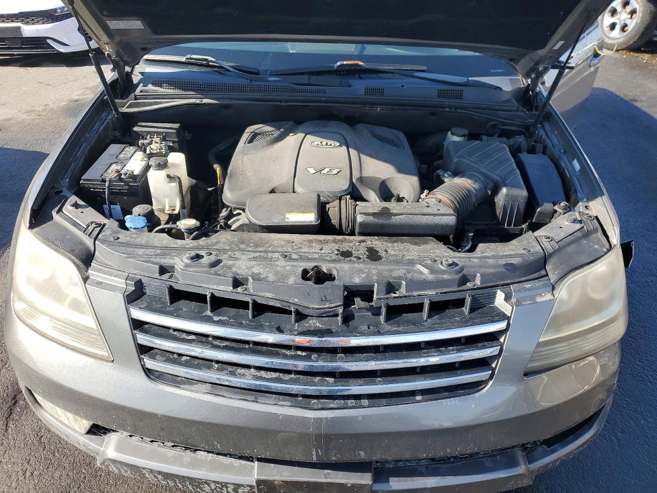 2009 Kia Borrego Lx V8 Gray vin: KNDJH742295023930