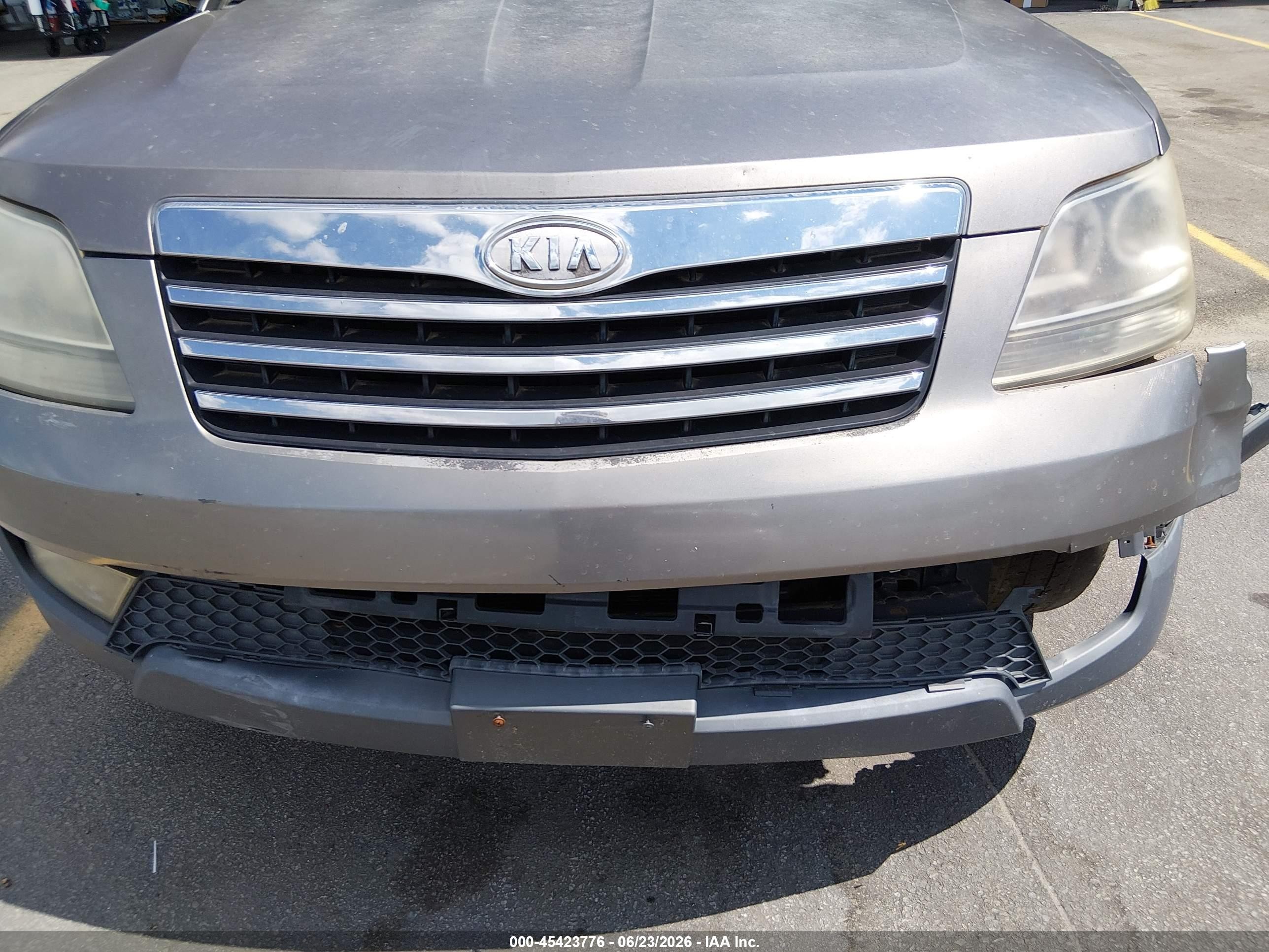 2009 Kia Borrego Ex V6 Серый vin: KNDJJ741095015921