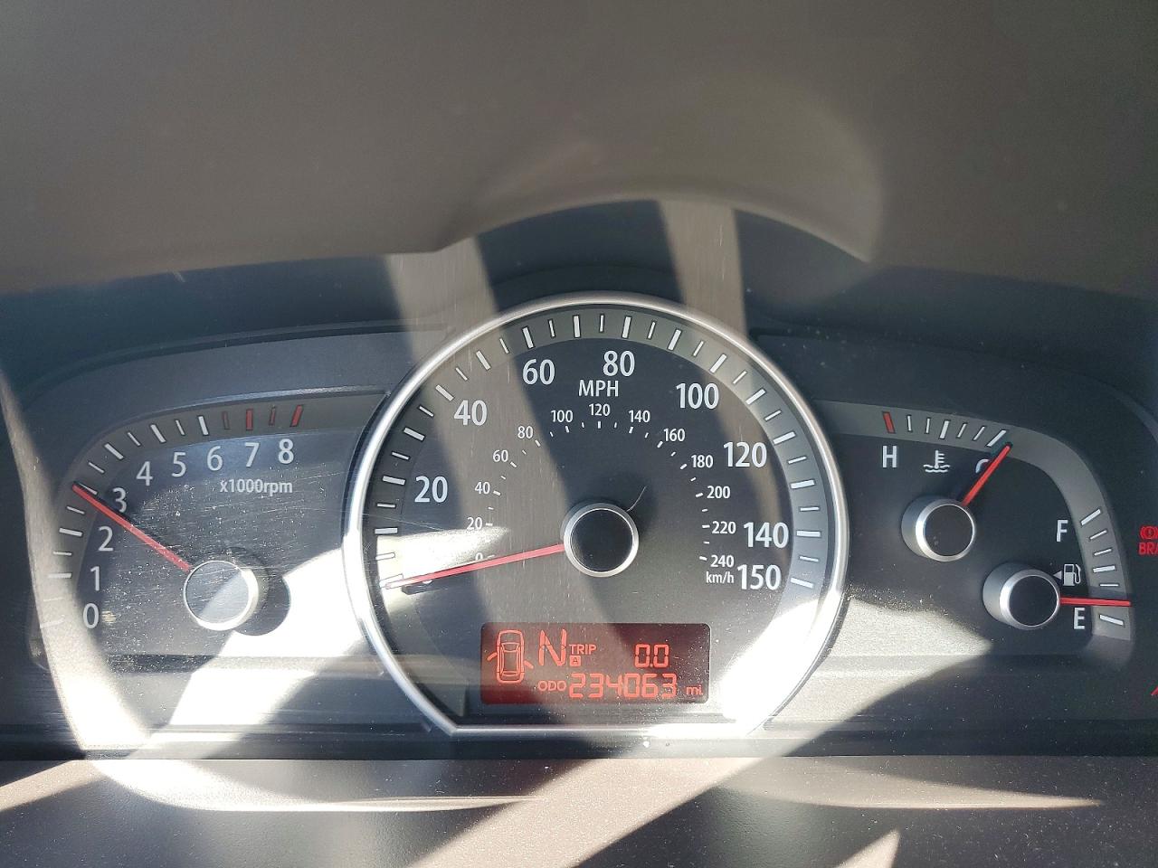 2009 Kia Borrego Lx Brown vin: KNDJJ741095037708