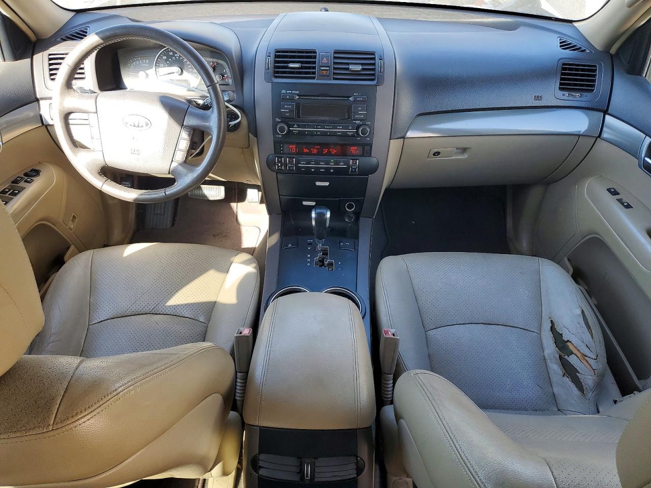 2009 Kia Borrego Lx Brown vin: KNDJJ741095037708