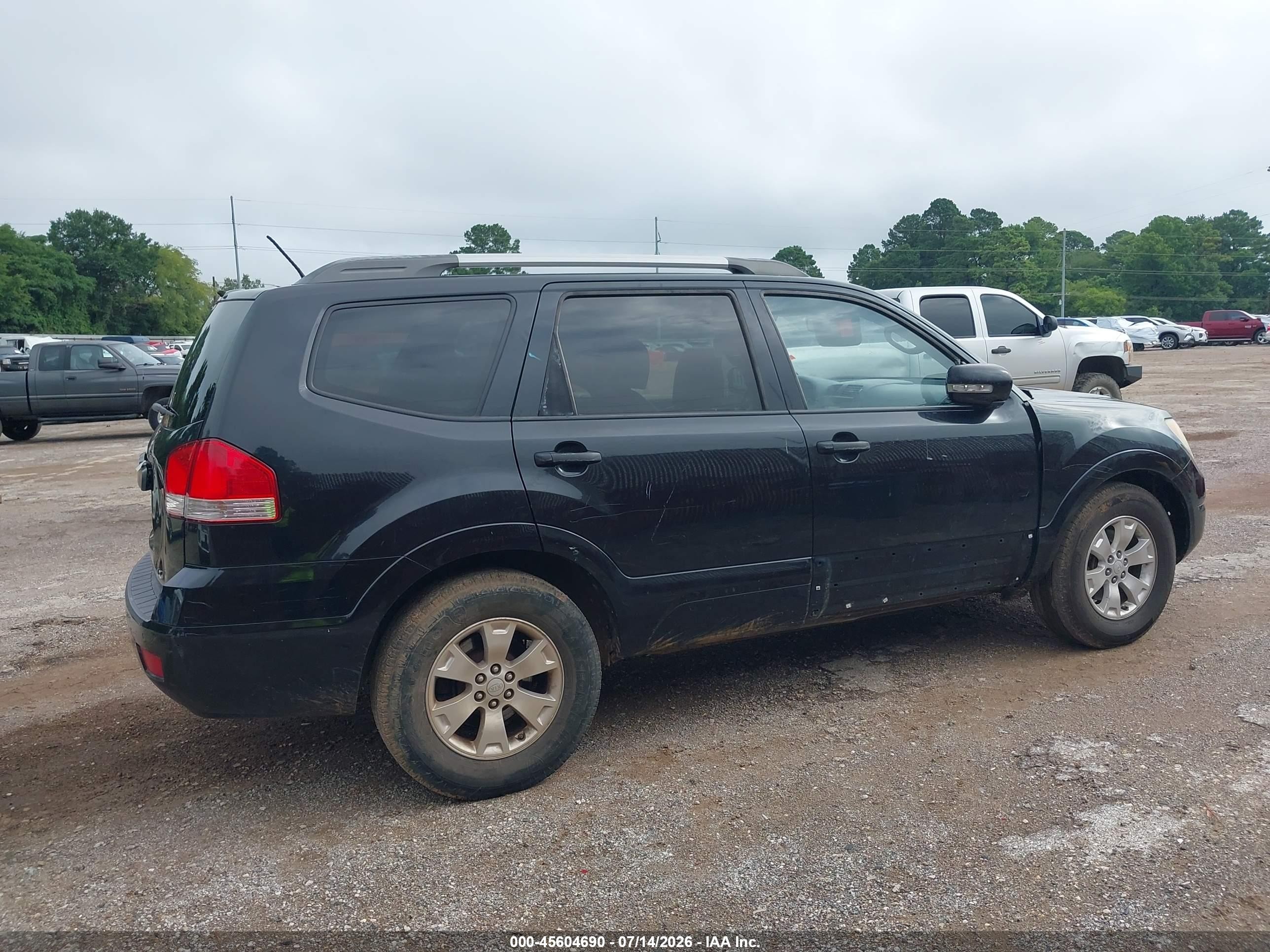 2009 Kia Borrego Lx Black vin: KNDJJ741295024216