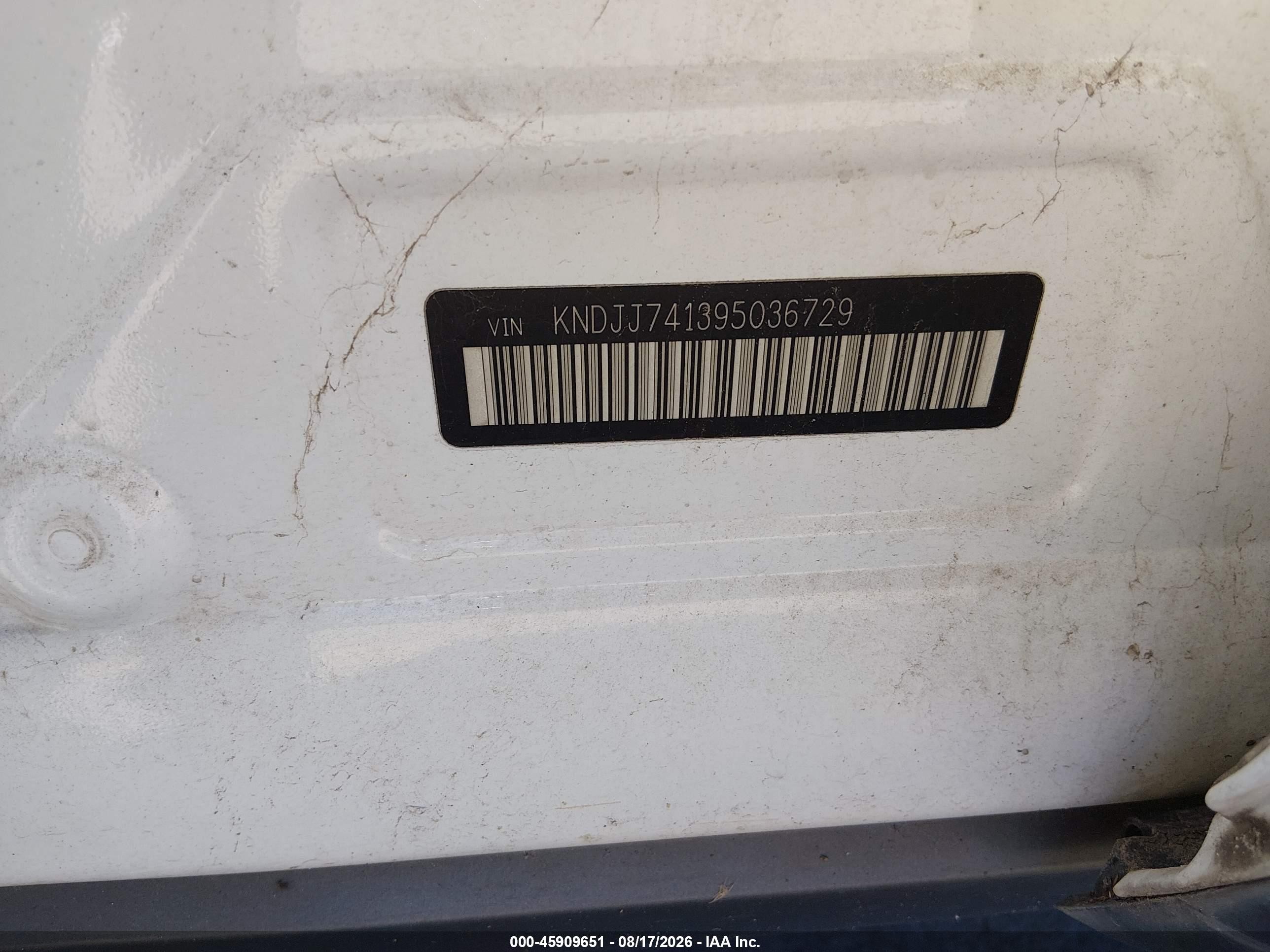 2009 Kia Borrego Lx White vin: KNDJJ741395036729