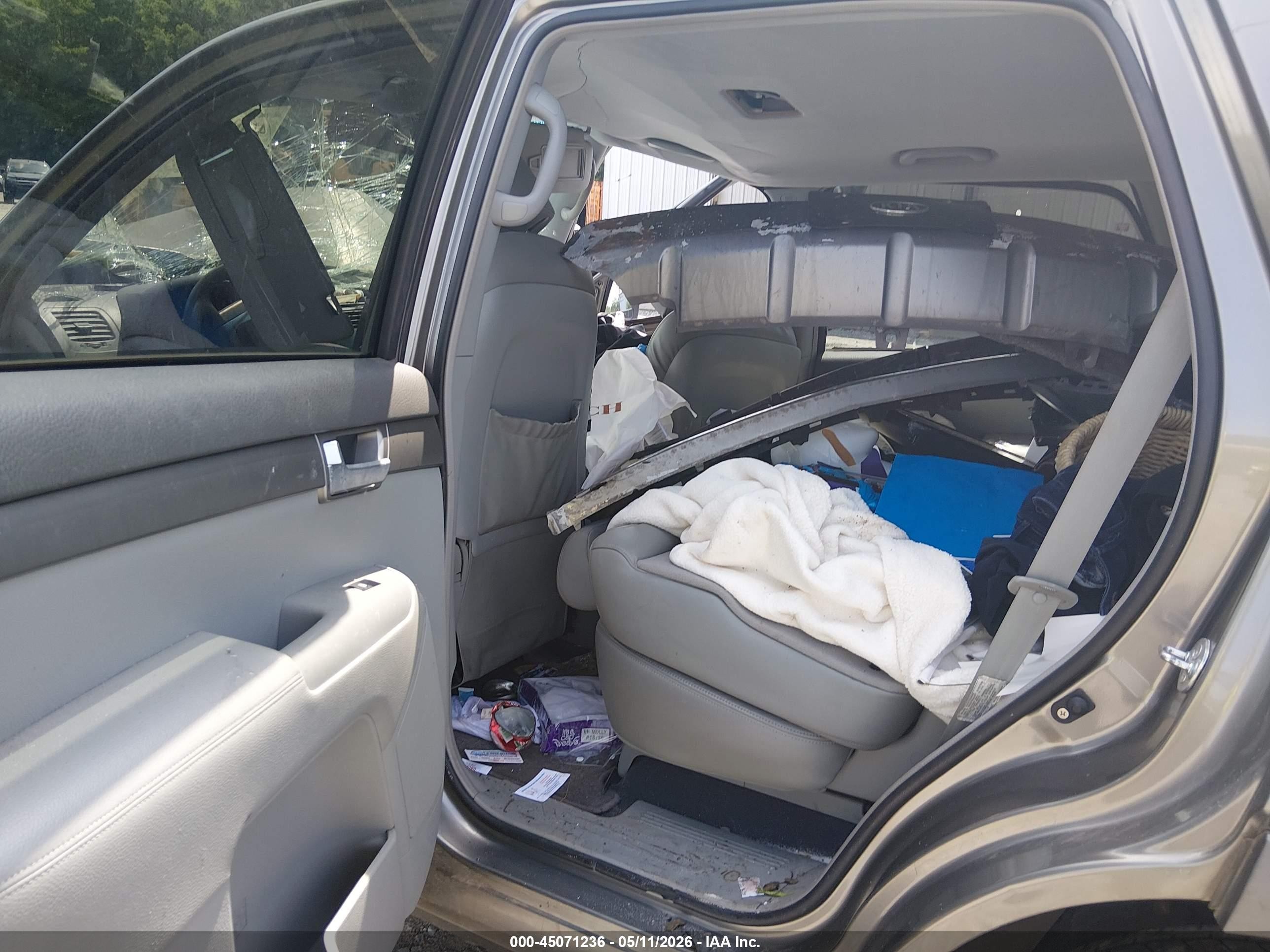 2009 Kia Borrego Lx Gray vin: KNDJJ741895015018