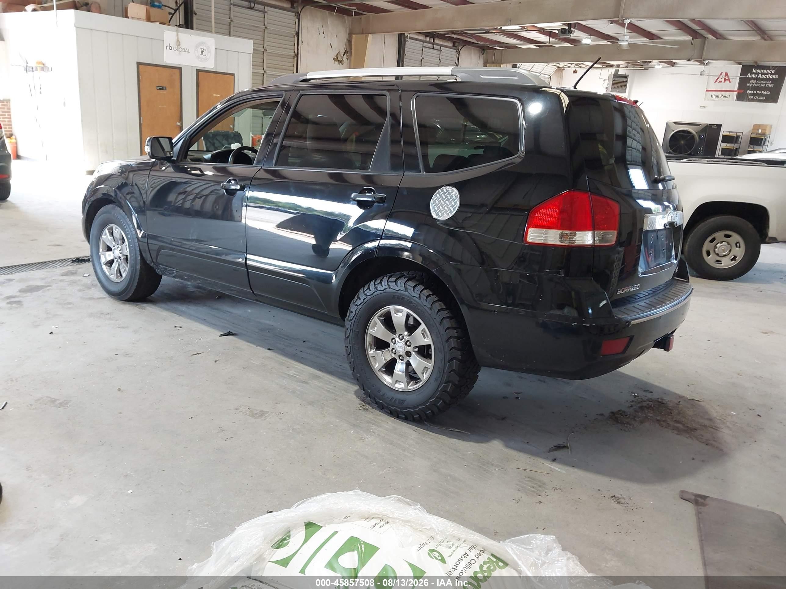2009 Kia Borrego Ex V6 Черный vin: KNDJJ741X95022133