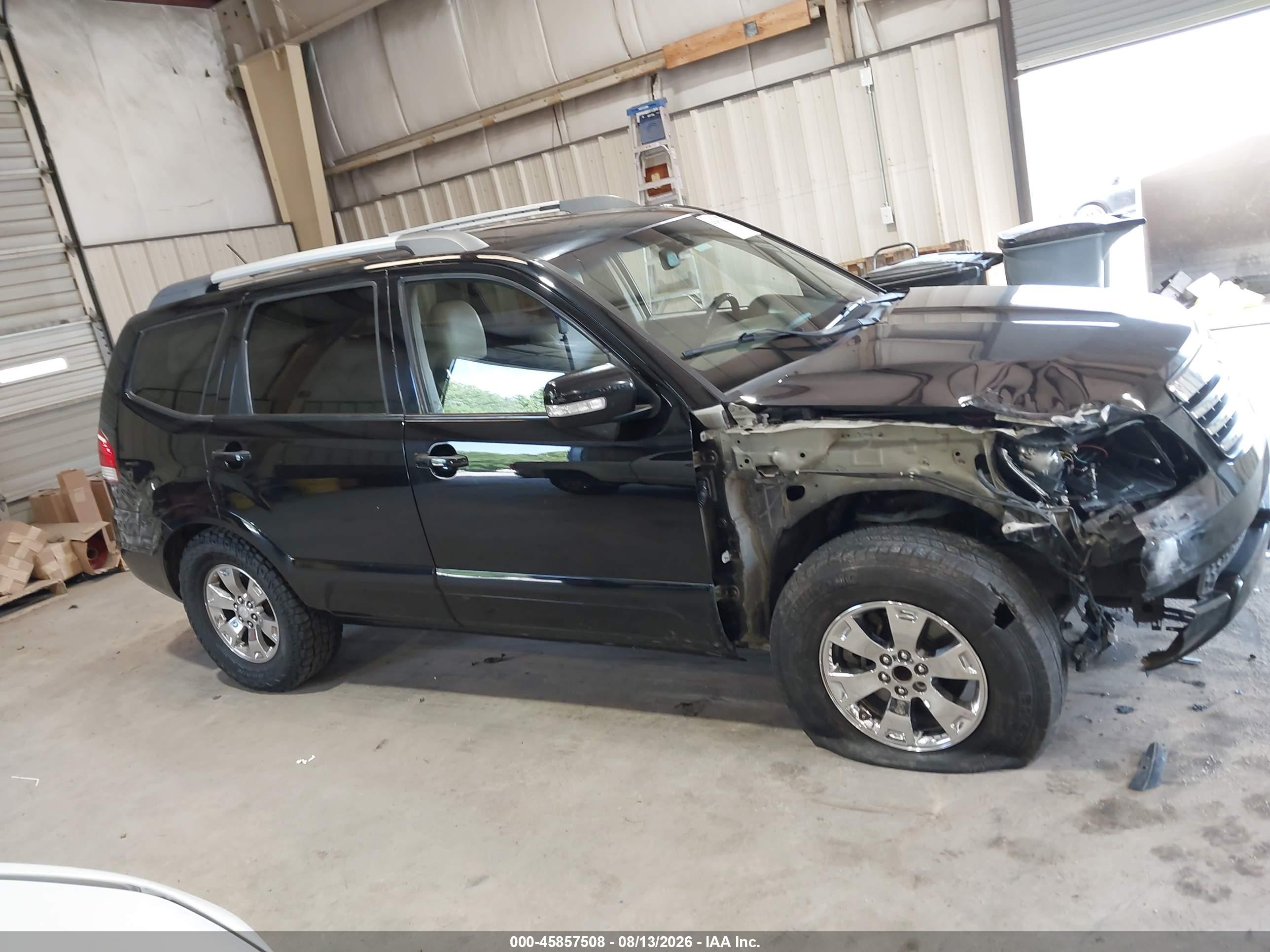 2009 Kia Borrego Ex V6 Черный vin: KNDJJ741X95022133