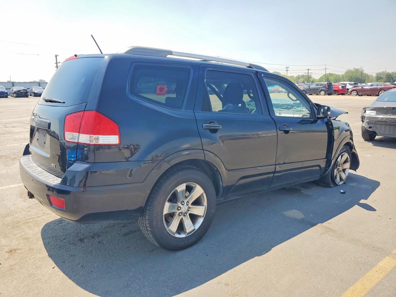 2009 Kia Borrego Lx Черный vin: KNDJJ741X95023153