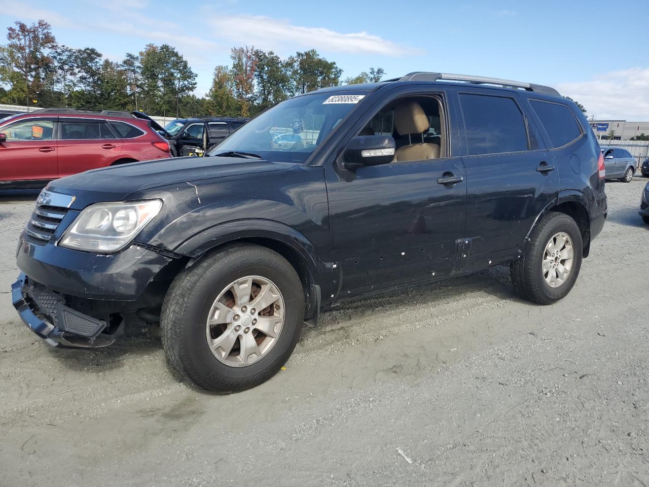2009 Kia Borrego Lx Black vin: KNDJJ741X95025646