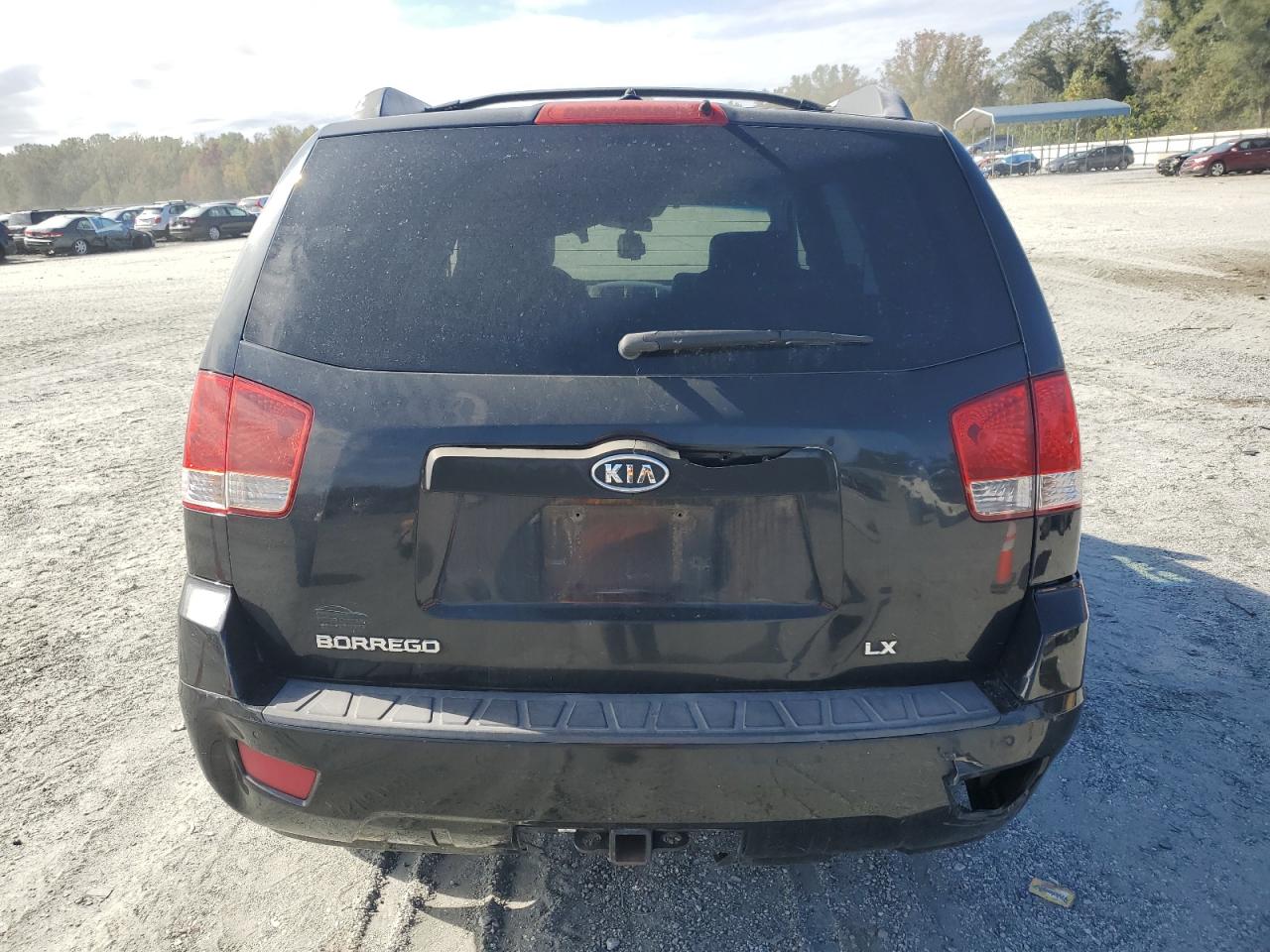 2009 Kia Borrego Lx Black vin: KNDJJ741X95025646