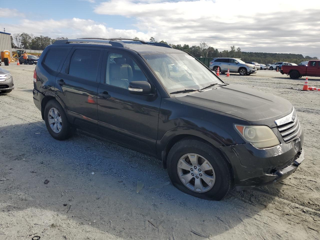 2009 Kia Borrego Lx Black vin: KNDJJ741X95025646