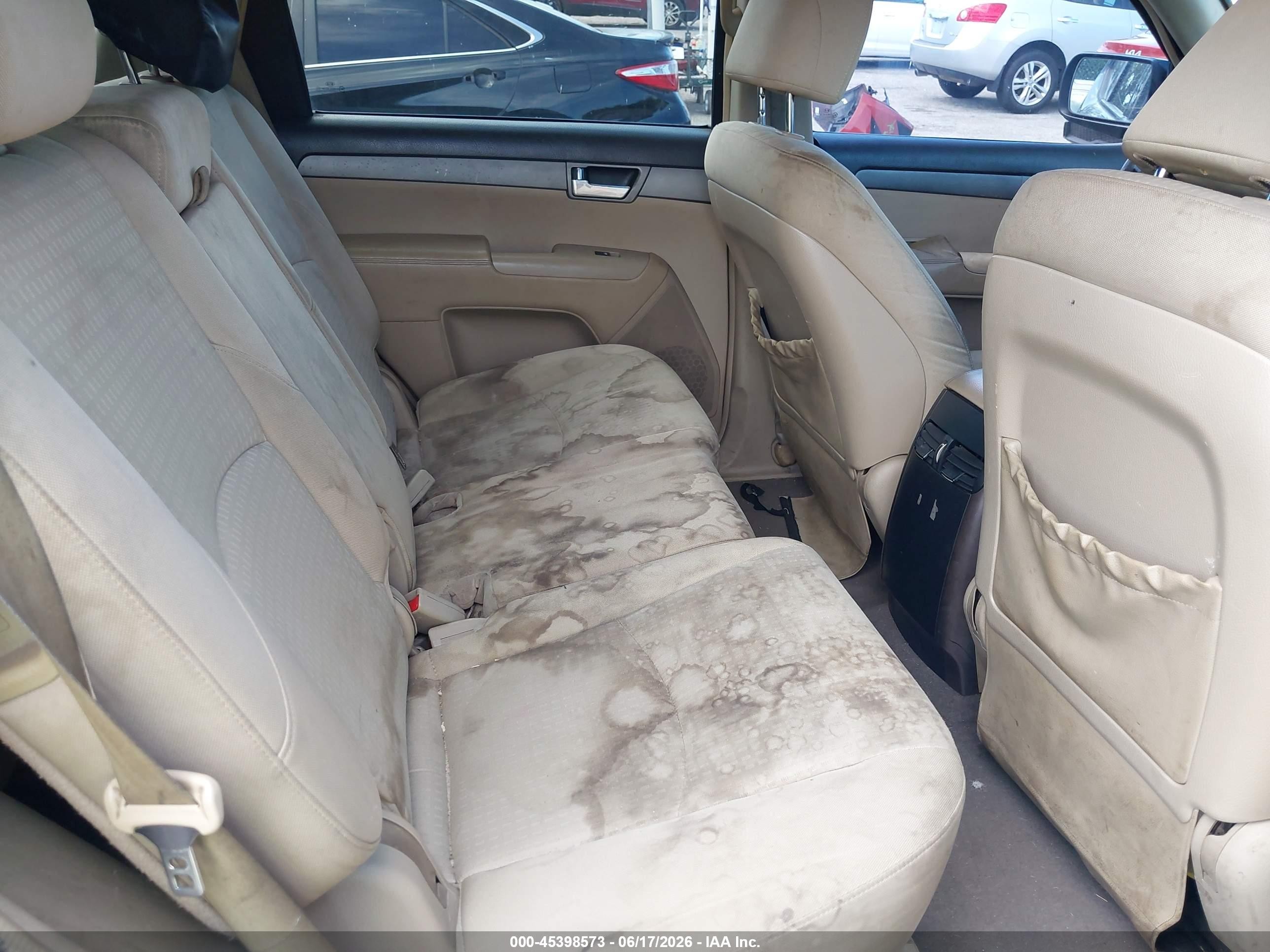 2009 Kia Borrego Lx Black vin: KNDJJ741X95032595
