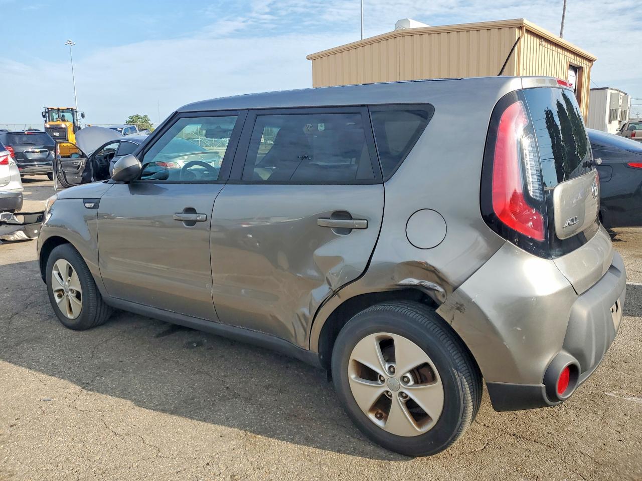 2014 Kia Soul Base Серый vin: KNDJN2A20E7004629